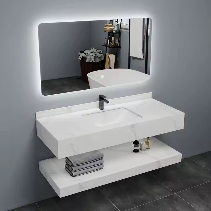 Marble Double Layered Ceramic Basin